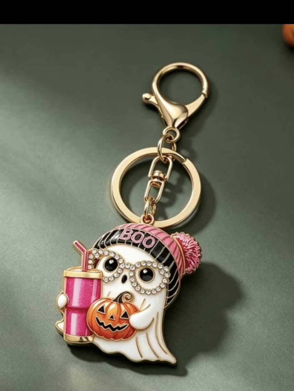 Adorable Ghost Bag Charm/ Keychain NEW